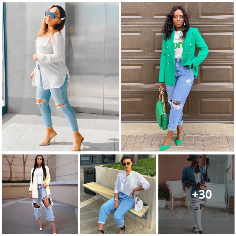 [PHOTOS] ~ 30 Beautiful Clubbing Outfits With Jeans For Ladies