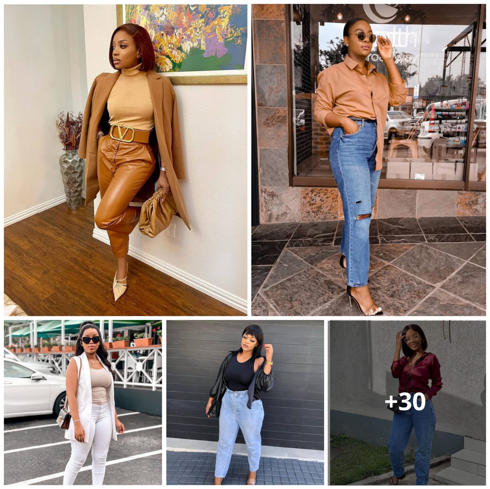 Loving how these outfits balance classic style and modern chic!