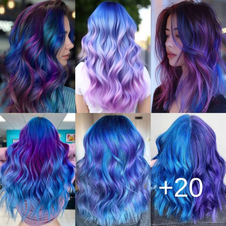 20 Blue And Purple Hair Looks