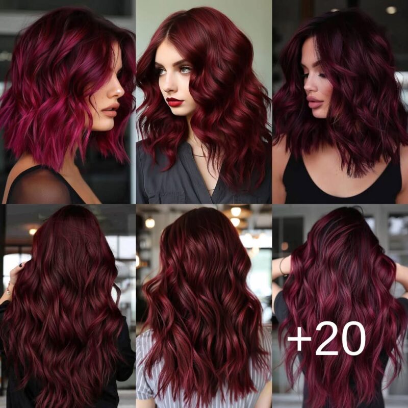 20 Best Burgundy Hair Color Ideas