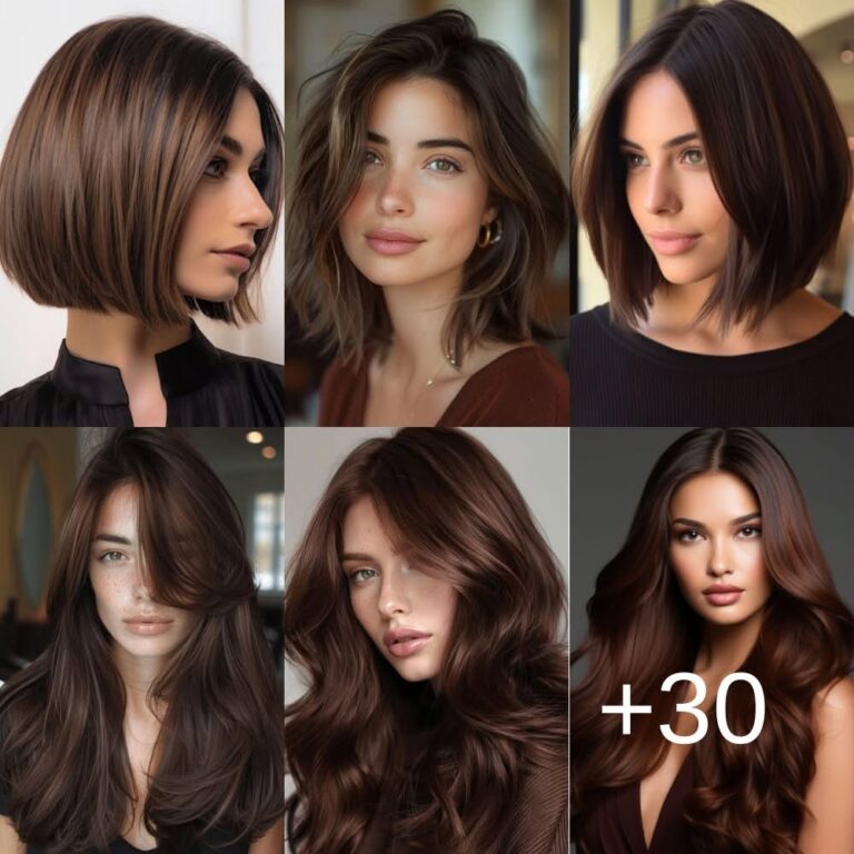 30 Stunning Dark Brown Hair Color Ideas