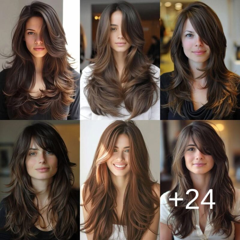 24 Best Layered Hairstyles with Bangs