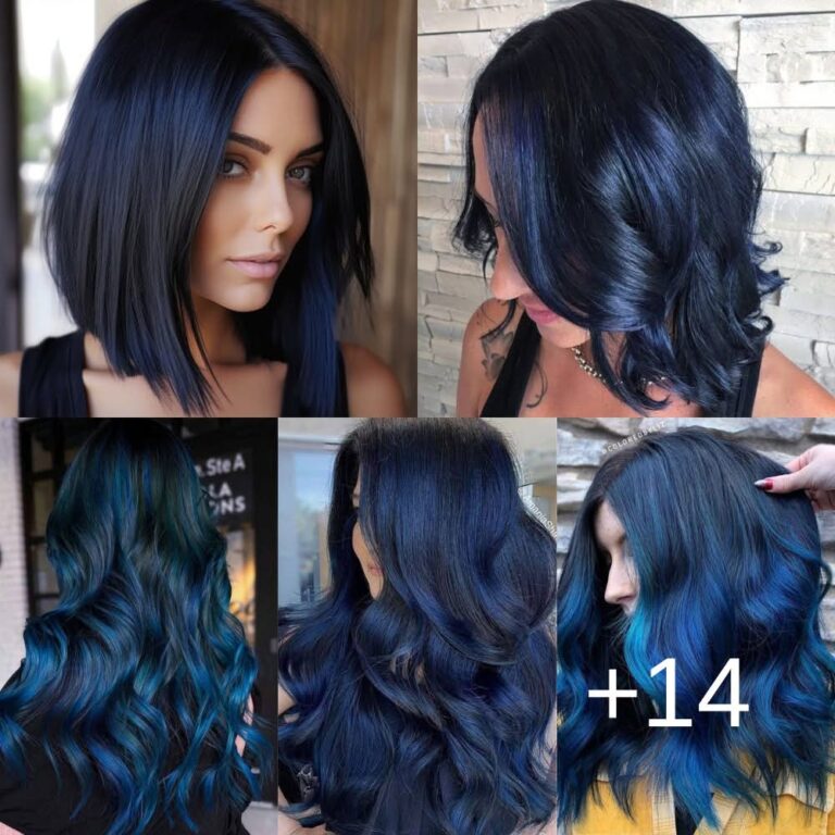 14 Blue Black Hair Color Ideas