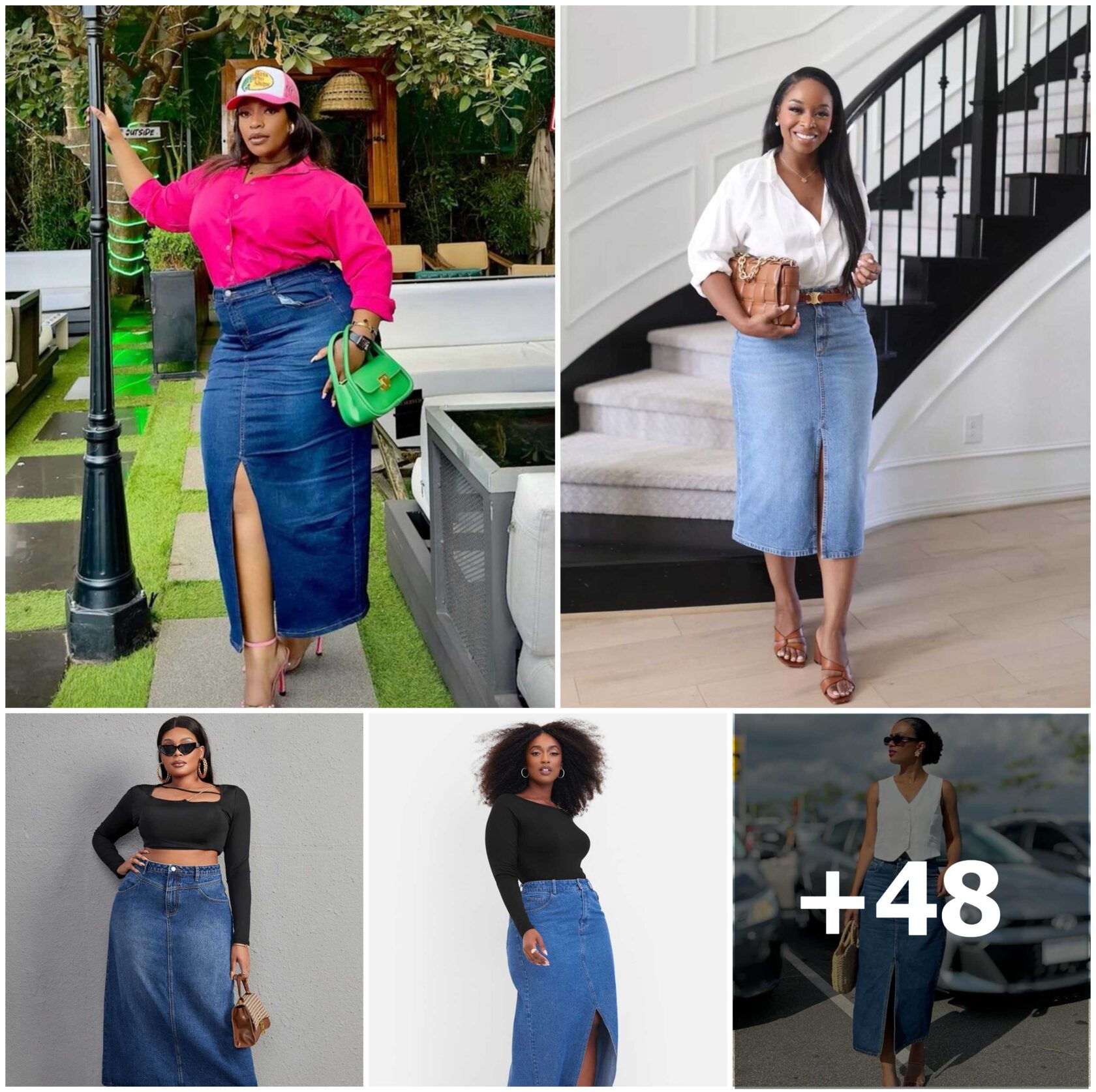 Denim Skirt Styles That Never Lose Their Charm