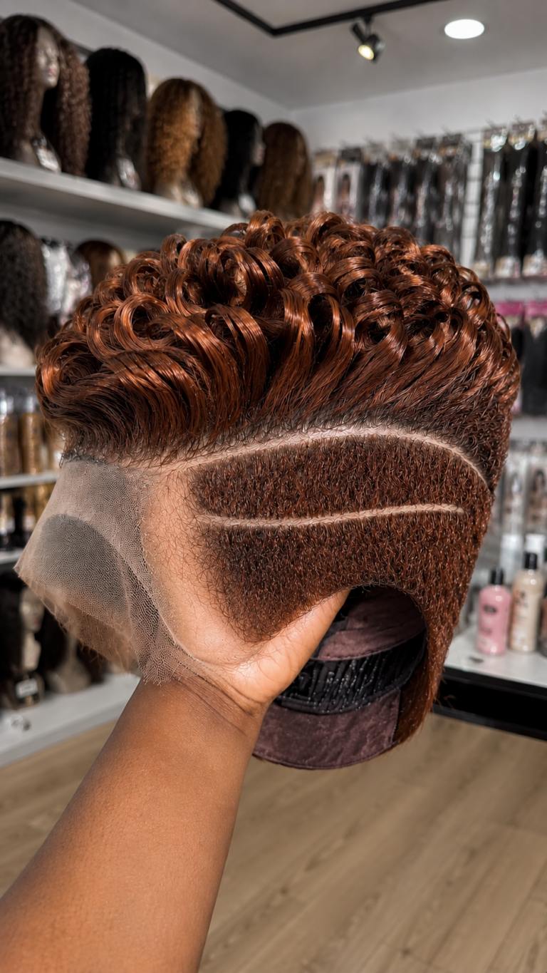 A Kinky-Textured Blend Is What Lets A Curly Pixie Wig Disappear Into Natural Hair #BestHairstylesIdeasc